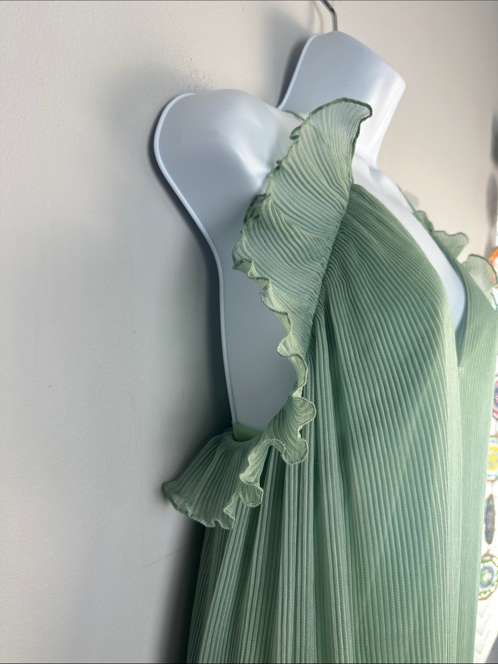 Alice McCall Ruffle Jumpsuit Green Size 4 Lightweight Romper Feminine Playsuit - Picture 5 of 16
